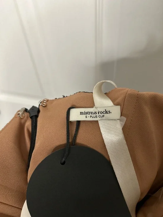 Mistress Rocks Black Velvet & Lace Corset Dress - Picture 7 of 16